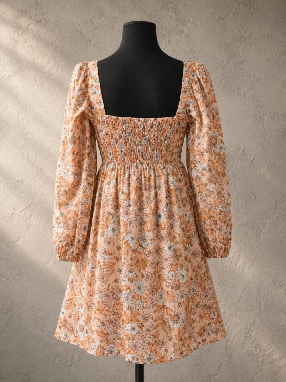 J. Crew Squareneck Cotton Poplin Mini Dress Zinnia Floral XS NWOT - Picture 3 of 7
